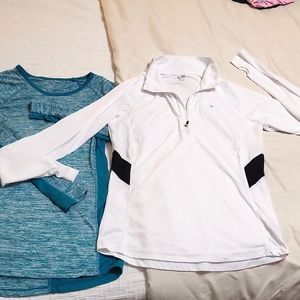 Lot of 2 Long Sleeve Tops Medium